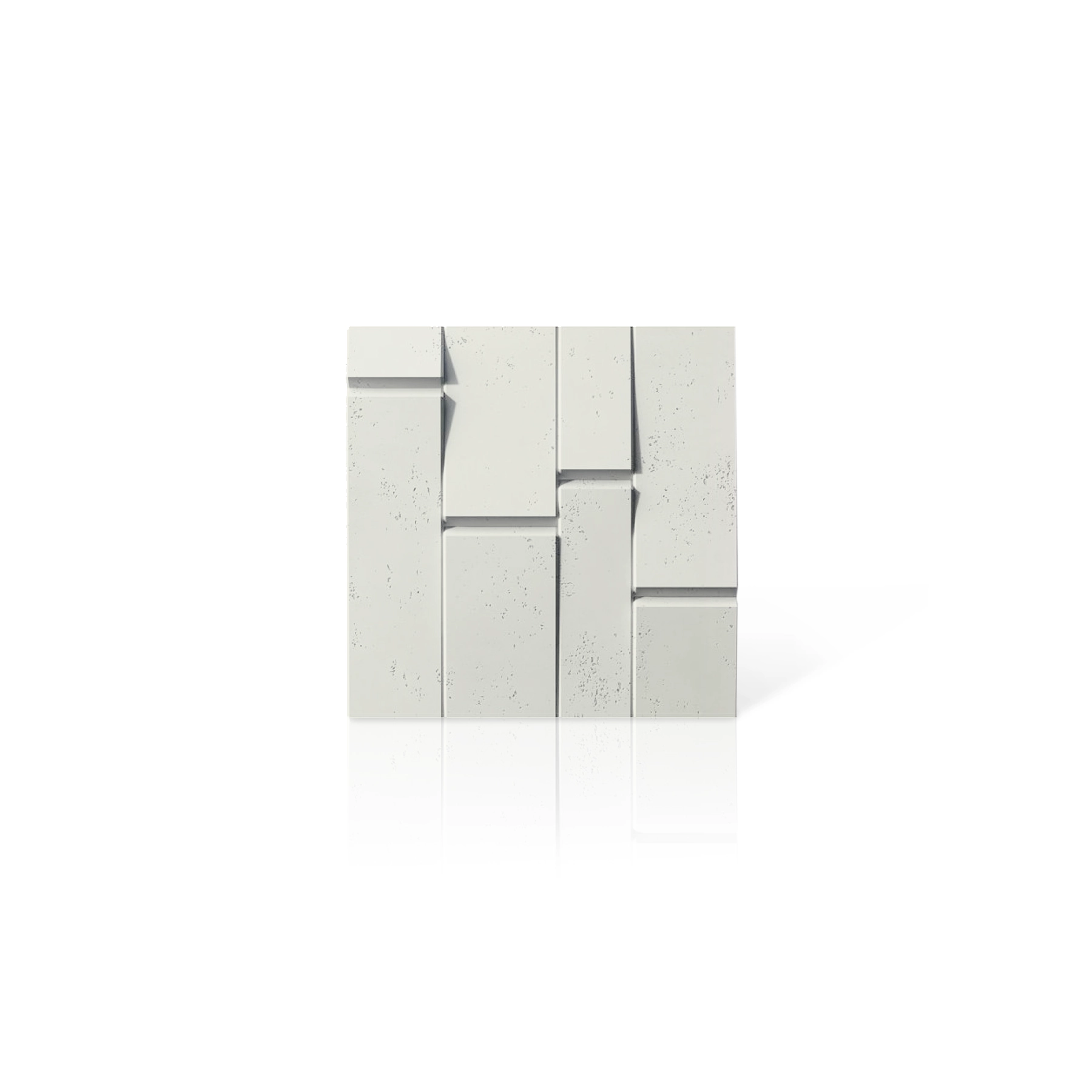 3D Concrete Wall Panels BREAK OUT colour swatch on white background DecorMania UK